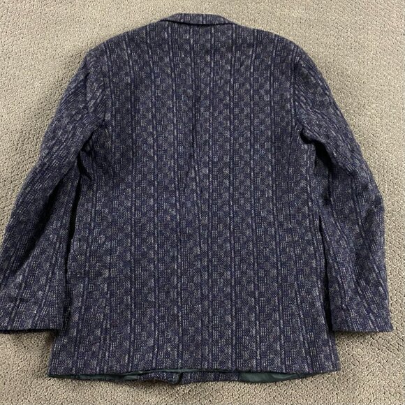 NWT Vintage Night Moves Ciattl Blazer Sport Coat Men's 38S Purple Short - Picture 5 of 15